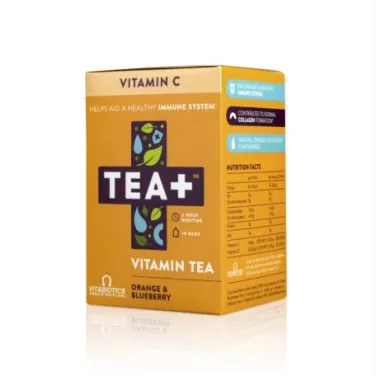 Tea+ vitamin tea c-vitamin 14 db, 30 g