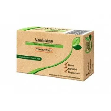 vashiány gyorsteszt 1db