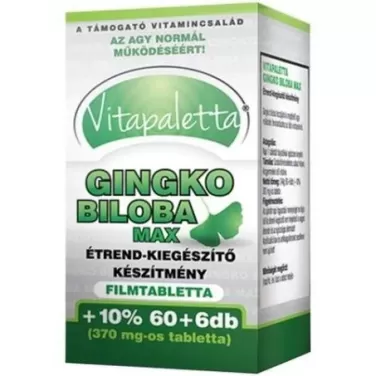 Vitapaletta gingko biloba tabletta 66 db