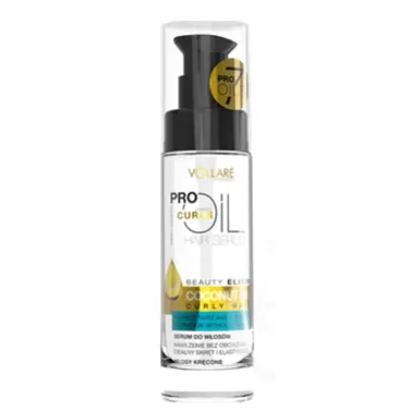 pro oil hajvégápoló olaj göndör hajra kókuszolajjal 30 ml