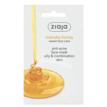 manuka mézes pattanás elleni arcmaszk zsíros, vegyes bőrre 7 ml